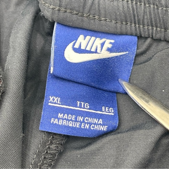 Nike Joggers Men’s XXL Lightweight Cotton Blend Athletic Pants Swoosh Dark Gray - Picture 9 of 13